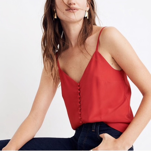 Madewell Tops - BNWT Red Madewell Summer Top